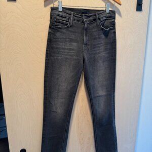 Mother Denim The Mid-Rise Dazzler Flood Jeans